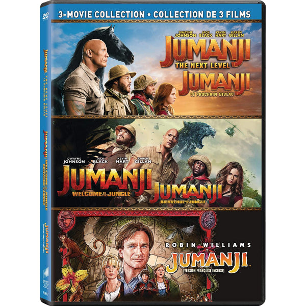 Jumanji: 3 Movie Collection [DVD Box Set]