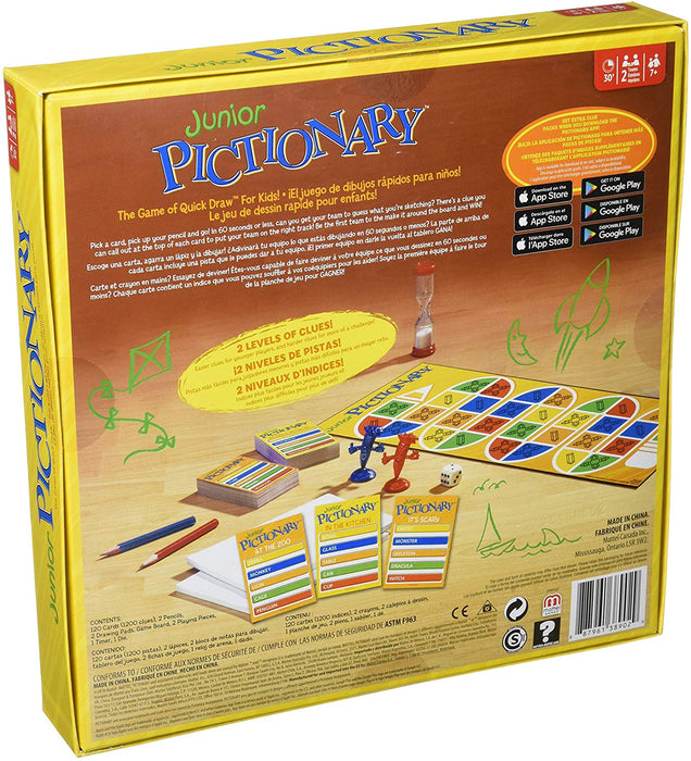 Junior Pictionary [Board Game, 2+ Players]