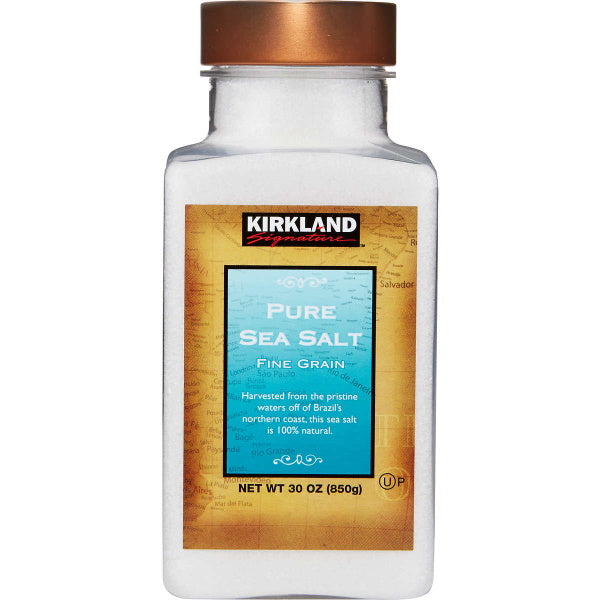 Kirkland Signature Pure Sea Salt - 850g / 30 Oz [Snacks & Sundries]
