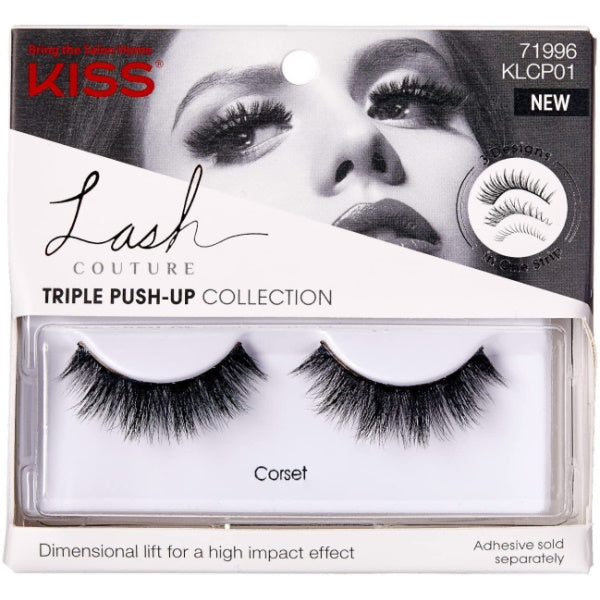 Kiss Lash Couture Triple Push-Up Eyelashes - Corset [Beauty]