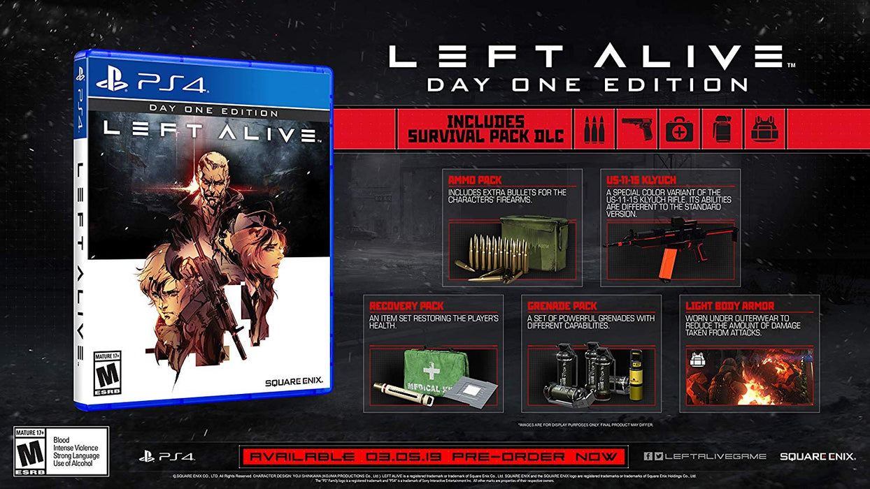 Left Alive - Day One Edition [PlayStation 4]