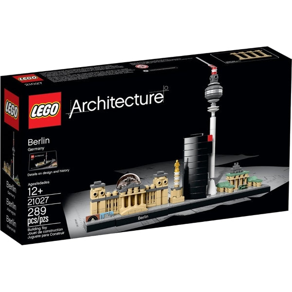 LEGO Architecture Berlin Skyline 289 Piece Building Kit [LEGO, #21027, Ages 12+]