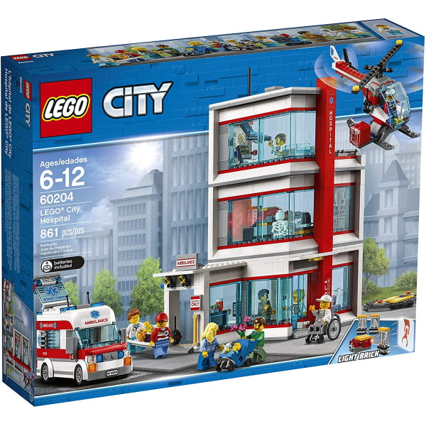 LEGO City: LEGO City Hospital - 861 Piece Building Kit [LEGO, #60204]]