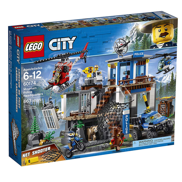 LEGO City: Mountain Police Headquarters - 663 Piece Building Kit [LEGO, #60174]]