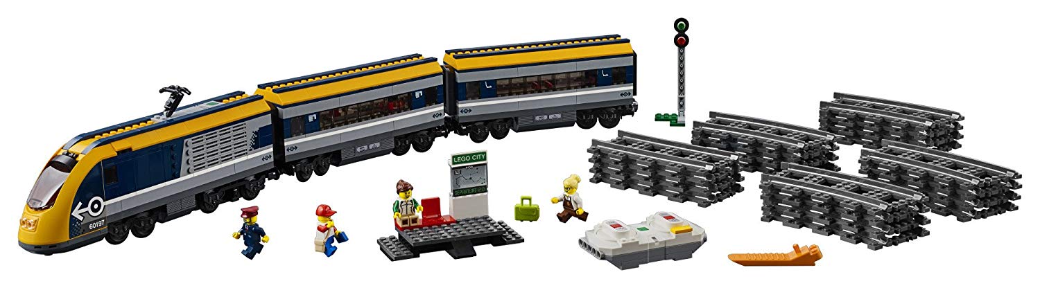 LEGO City: Passenger Train - 677 Piece Building Kit [LEGO, #60197]]