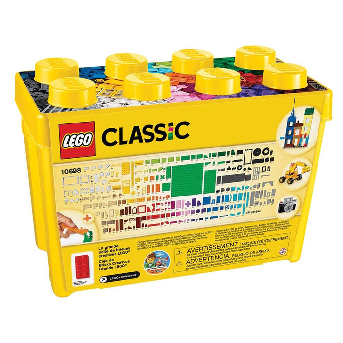 LEGO Classic:  Large Creative Brick Box - 790 Piece Building Block Set [LEGO, #10698]