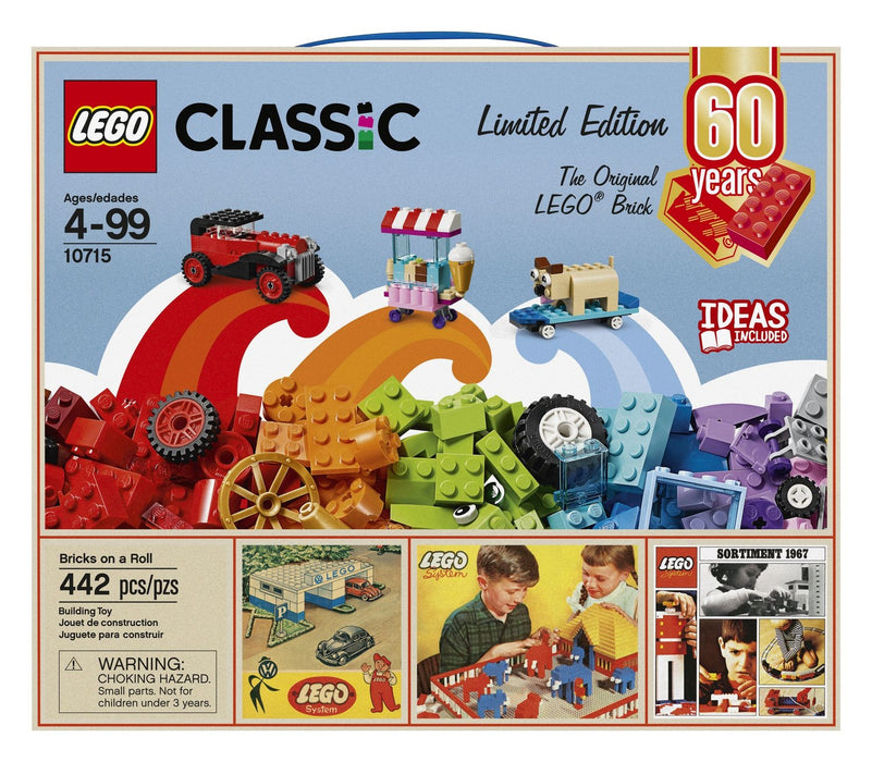 LEGO Classic: Bricks on a Roll - 442 Piece Limited Edition Building Kit [LEGO, #10715, Ages 4-99]
