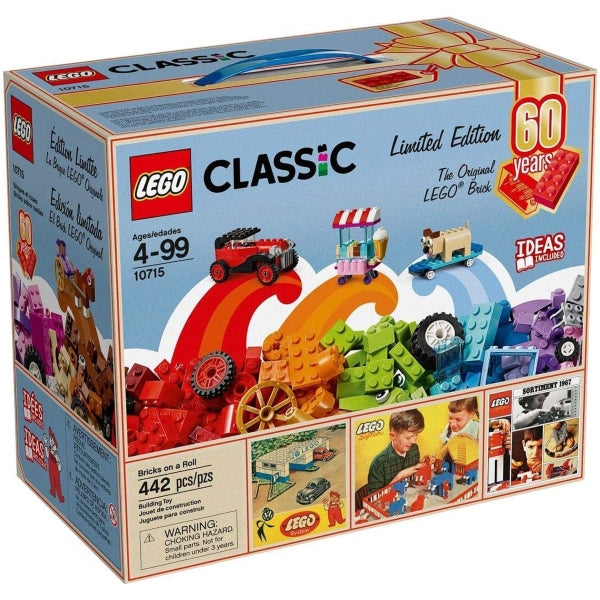 LEGO Classic: Bricks on a Roll - 442 Piece Limited Edition Building Kit [LEGO, #10715, Ages 4-99]