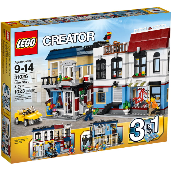 LEGO Creater: Bike Shop & CafÃƒÂ© - 1023 Piece Building Kit [LEGO, #31026]