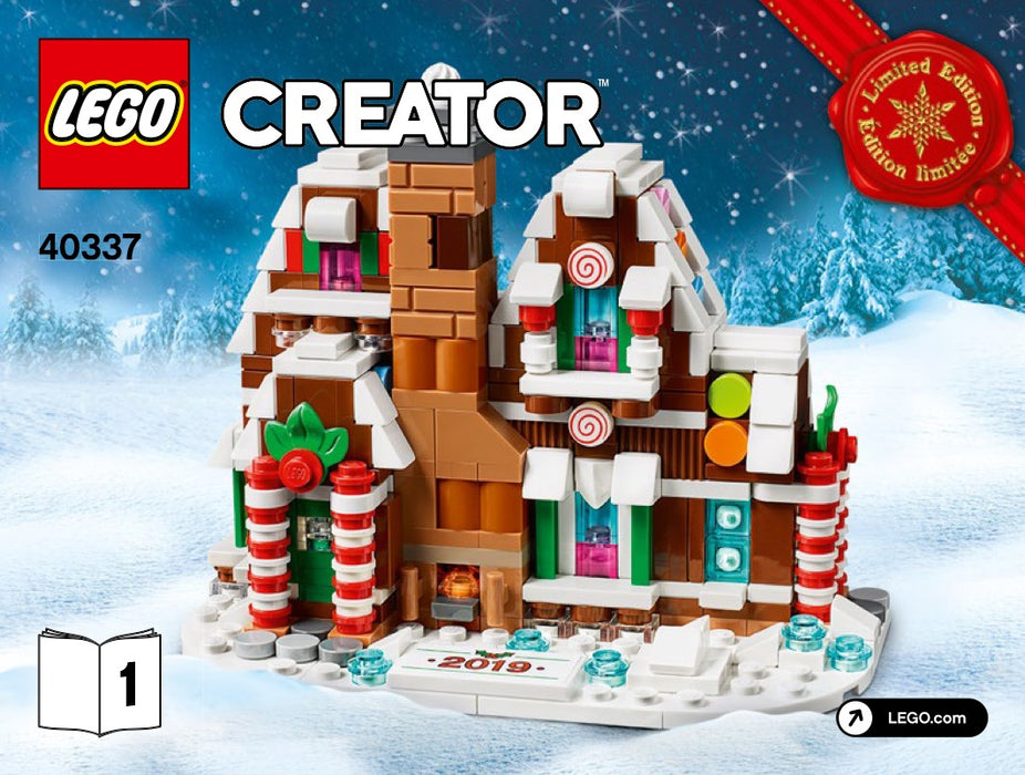 LEGO Creator: Mini Gingerbread House - 499 Piece Limited Edition Building Kit [LEGO, #40337]