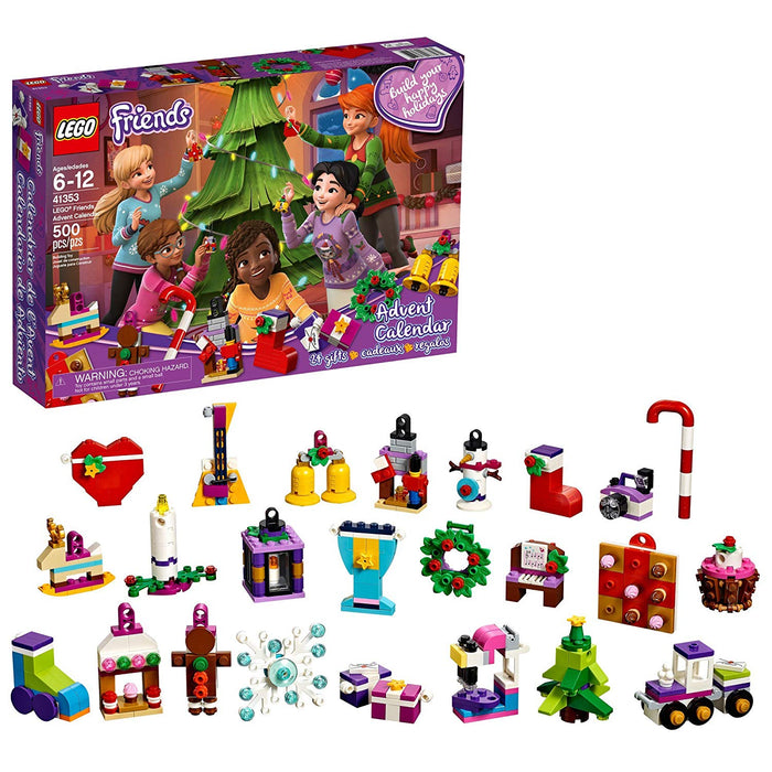 LEGO Friends Advent Calendar (2018 Edition) - 500 Piece Building Kit [LEGO, #41353, Ages 6-12]