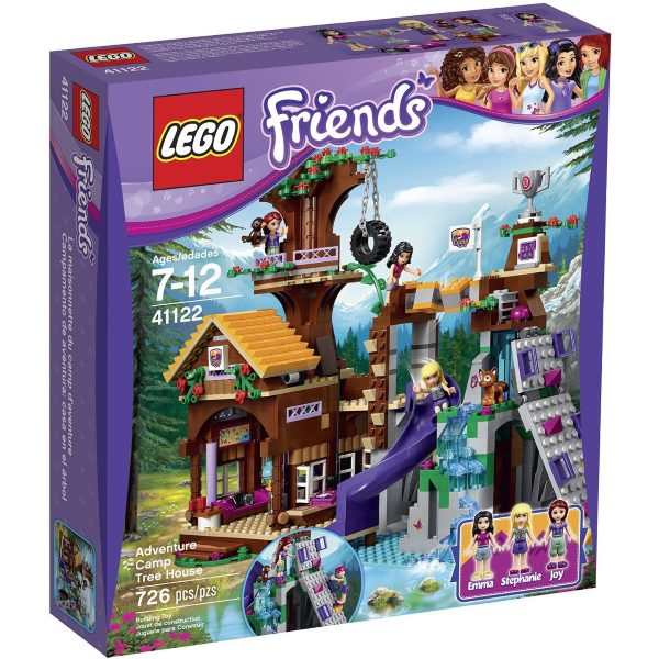LEGO Friends Adventure Camp Tree House 726 Piece Building Kit [LEGO, #41122, Ages 7-12]