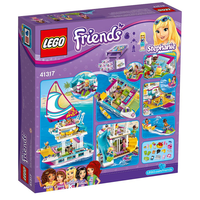LEGO Friends: Sunshine Catamaran - 603 Piece Building Set [LEGO, #41317, Ages 7-12]