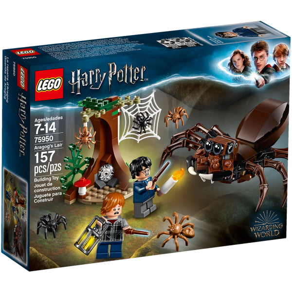 LEGO Harry Potter: Aragog's Lair - 157 Piece Building Kit [LEGO, #75950]