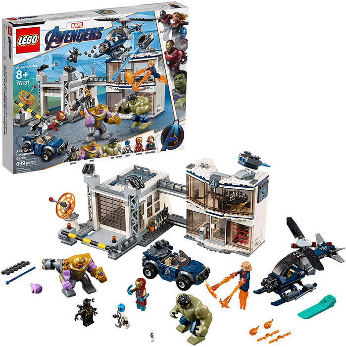 LEGO Marvel Avengers: Avengers Compound Battle - 699 Piece Building Kit [LEGO, #76131]