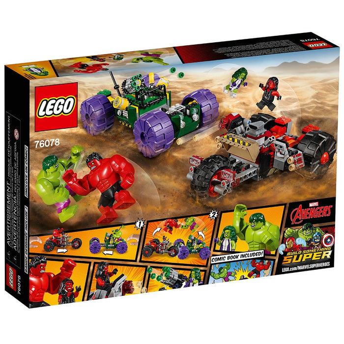 LEGO Marvel Super Heroes: Hulk vs. Red Hulk - 375 Piece Building Kit [LEGO, #76078]