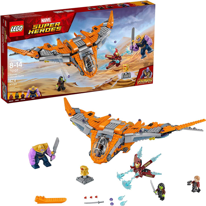 LEGO Marvel Super Heroes: Thanos: Ultimate Battle - 674 Piece Building Kit [LEGO, #76107]