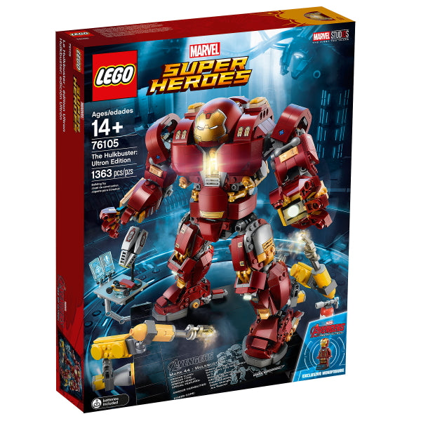 LEGO Marvel Super Heroes: The Hulkbuster - Ultron Edition 1363 Piece Building Kit [LEGO, #76105 , Ages 14+]