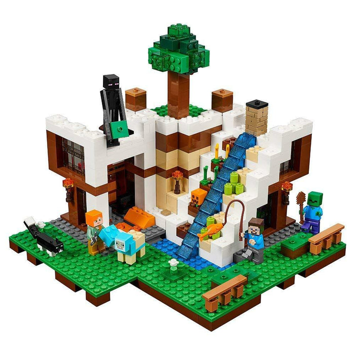 LEGO Minecraft: The Waterfall Base - 729 Piece Building Kit [LEGO, #21134]