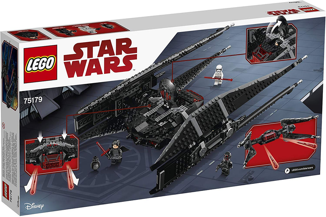 LEGO Star Wars: Kylo Ren's TIE Fighter - 630 Piece Building Kit [LEGO, #75179]