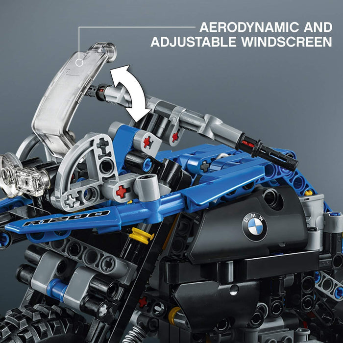 LEGO Technic: BMW R 1200 GS Adventure - 603 Piece Building Kit [LEGO, #42063]