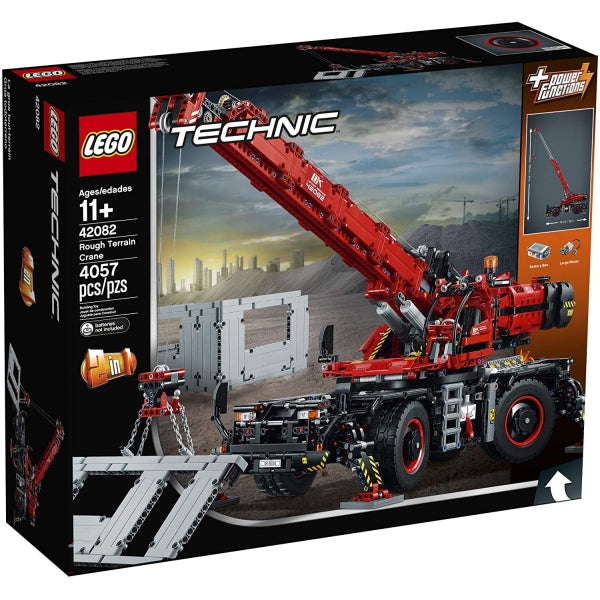 LEGO Technic: Rough Terrain Crane - 4057 Piece Building Kit [LEGO, #42082]