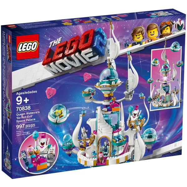 LEGO The LEGO Movie 2: Queen Watevra's Ã¢â‚¬ËœSo-Not-Evil' Space Palace - 997 Piece Building Kit [LEGO, #70838]
