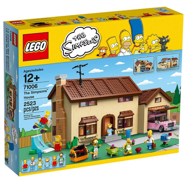 LEGO The Simpsons: The Simpsons House - 2523 Piece Building Set [LEGO, #71006]