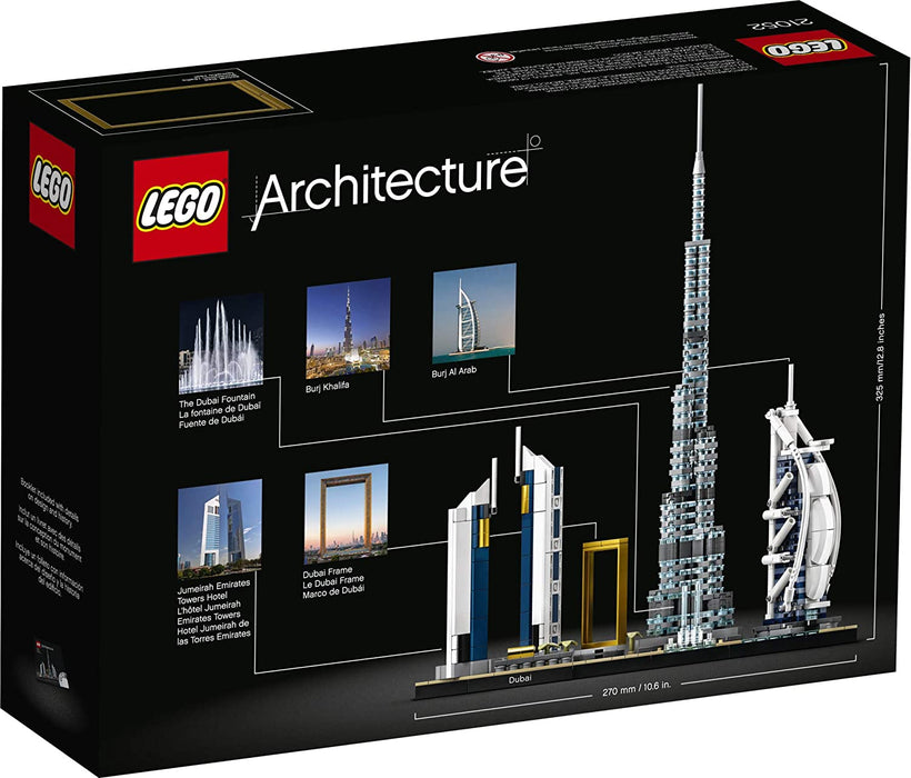 LEGO Architecture: Dubai - 740 Piece Building Kit [LEGO, #21052, Ages 16+]