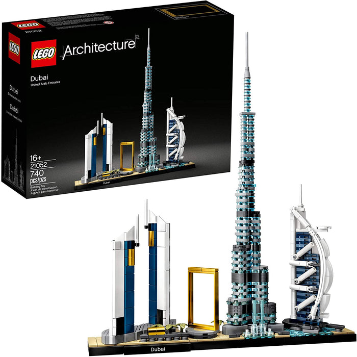 LEGO Architecture: Dubai - 740 Piece Building Kit [LEGO, #21052, Ages 16+]