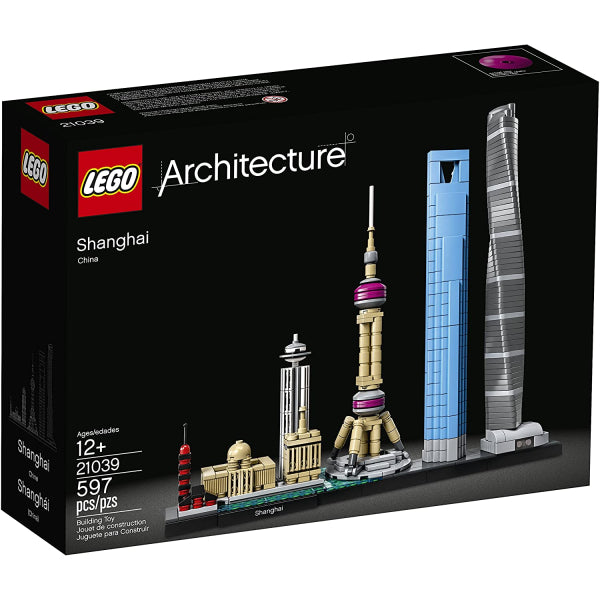 LEGO Architecture: Shanghai - 597 Piece Building Kit [LEGO, #21039, Ages 12+]