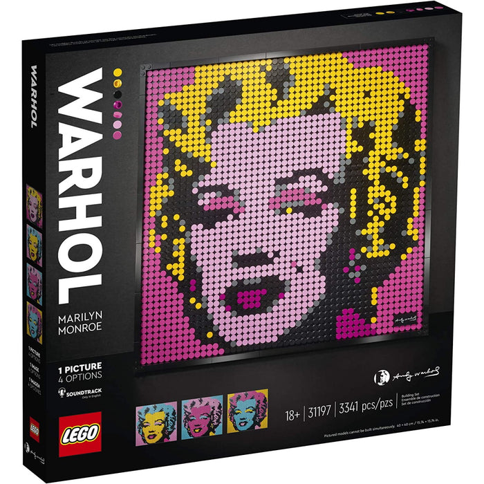 LEGO Art: Andy Warhol's Marilyn Monroe - 3341 Piece Building Set [LEGO, #31197]