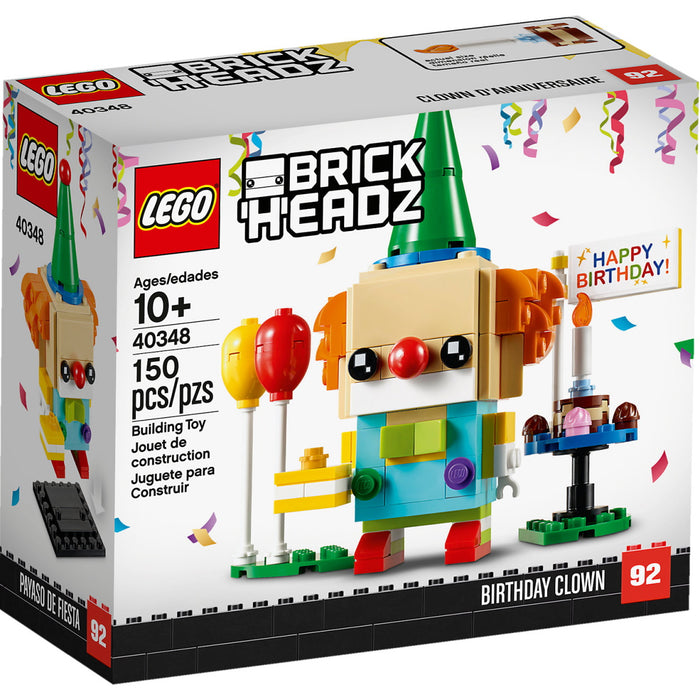 LEGO BrickHeadz: Birthday Clown - 150 Piece Building Kit [LEGO, #40348]