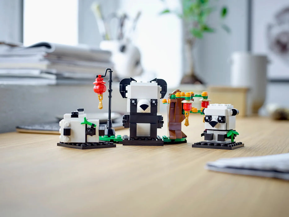 LEGO BrickHeadz: Chinese New Year Pandas - 249 Piece Building Kit [LEGO, #40466]