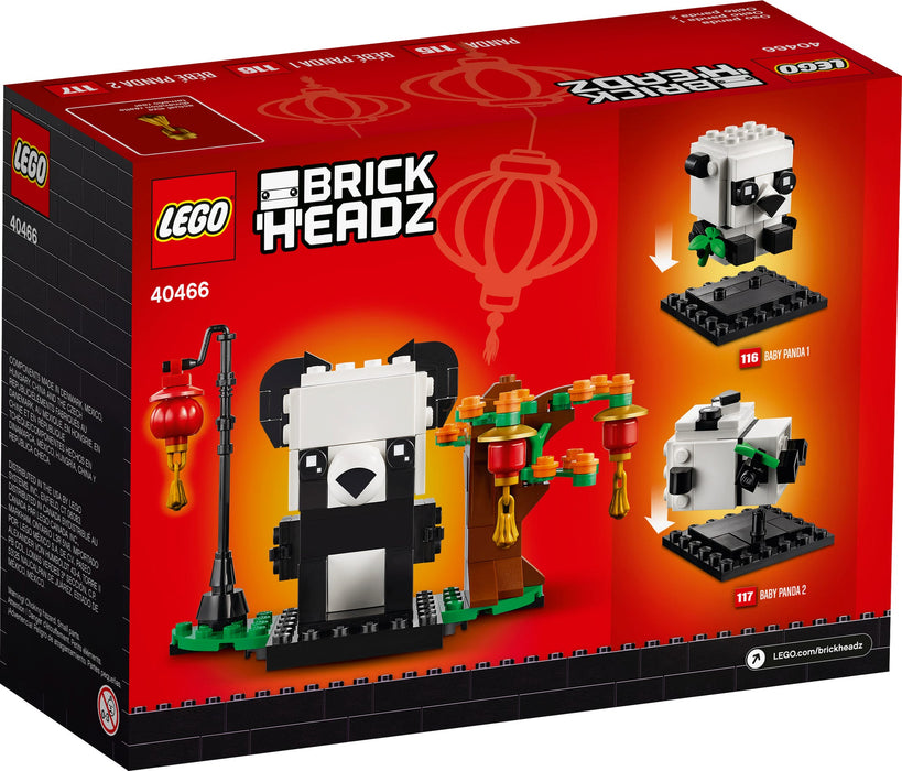 LEGO BrickHeadz: Chinese New Year Pandas - 249 Piece Building Kit [LEGO, #40466]