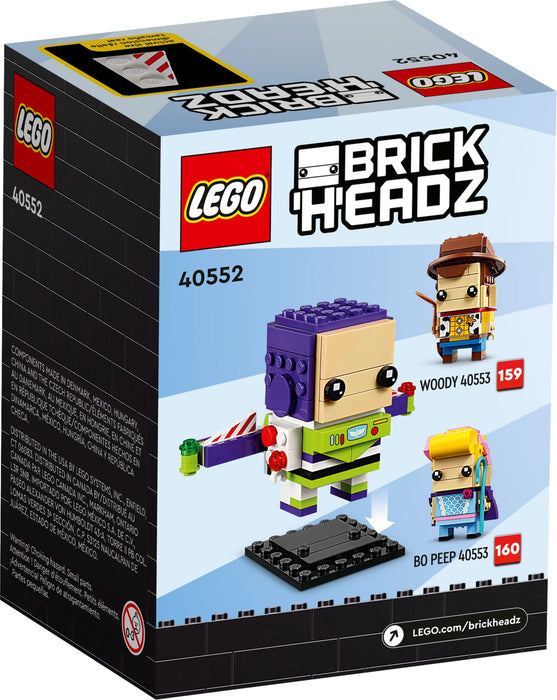 LEGO BrickHeadz: Disney PixarÃ¢â‚¬â„¢s Toy Story - Buzz Lightyear - 114 Piece Building Kit [LEGO, #40552]