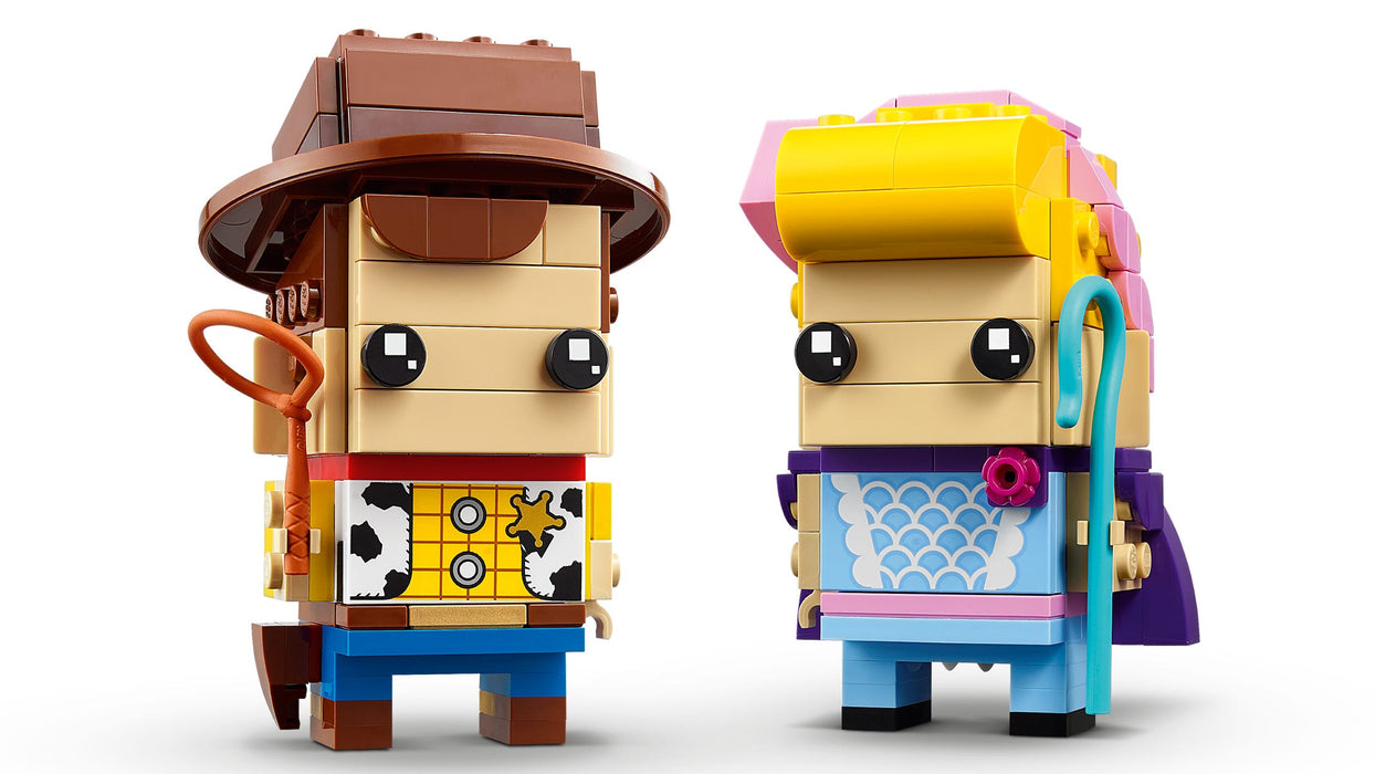 LEGO BrickHeadz: Disney Pixar's Toy Story - Woody and Bo Peep - 296 Piece Building Kit [LEGO, #40553]