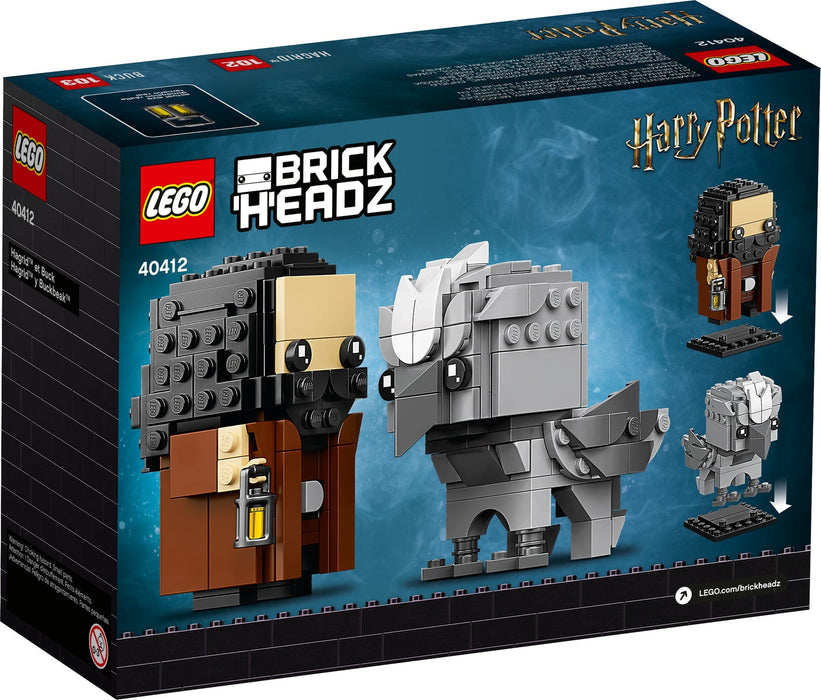 LEGO BrickHeadz: Harry Potter - Hagrid & Buckbeak - 270 Piece Building Kit [LEGO, #40412]