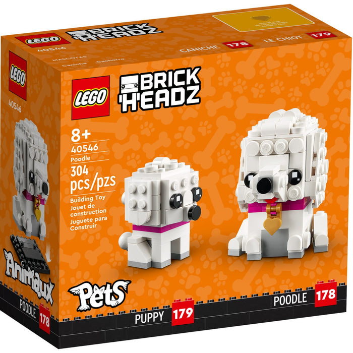 LEGO BrickHeadz: Pets - Poodle - 304 Piece Building Kit [LEGO, #40546, Ages 8+]