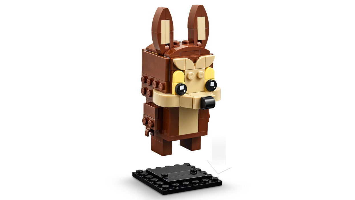 LEGO BrickHeadz: Road Runner & Wile E. Coyote - 205 Piece Building Kit [LEGO, #40559]