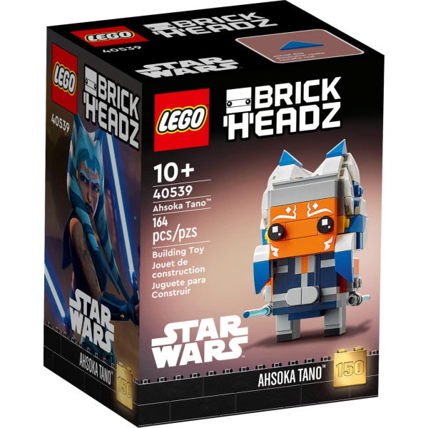LEGO BrickHeadz: Star Wars - Ahsoka Tano - 164 Piece Building Kit [LEGO, #40539, Ages 10+]