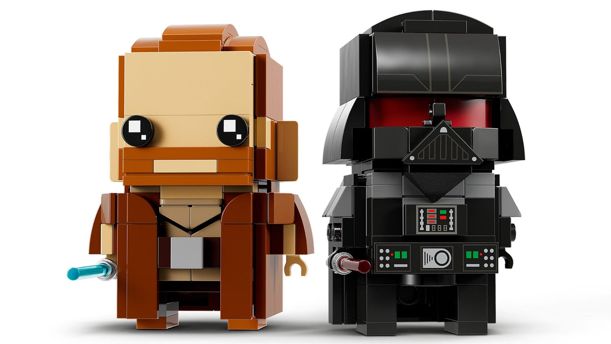 LEGO BrickHeadz: Star Wars - Obi-Wan Kenobi & Darth Vader - 260 Piece Building Kit [LEGO, #40547]