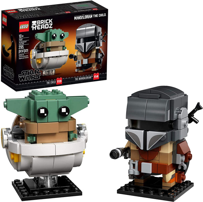 LEGO BrickHeadz: Star Wars - The Mandalorian & the Child - 295 Piece Building Kit [LEGO, #775317]