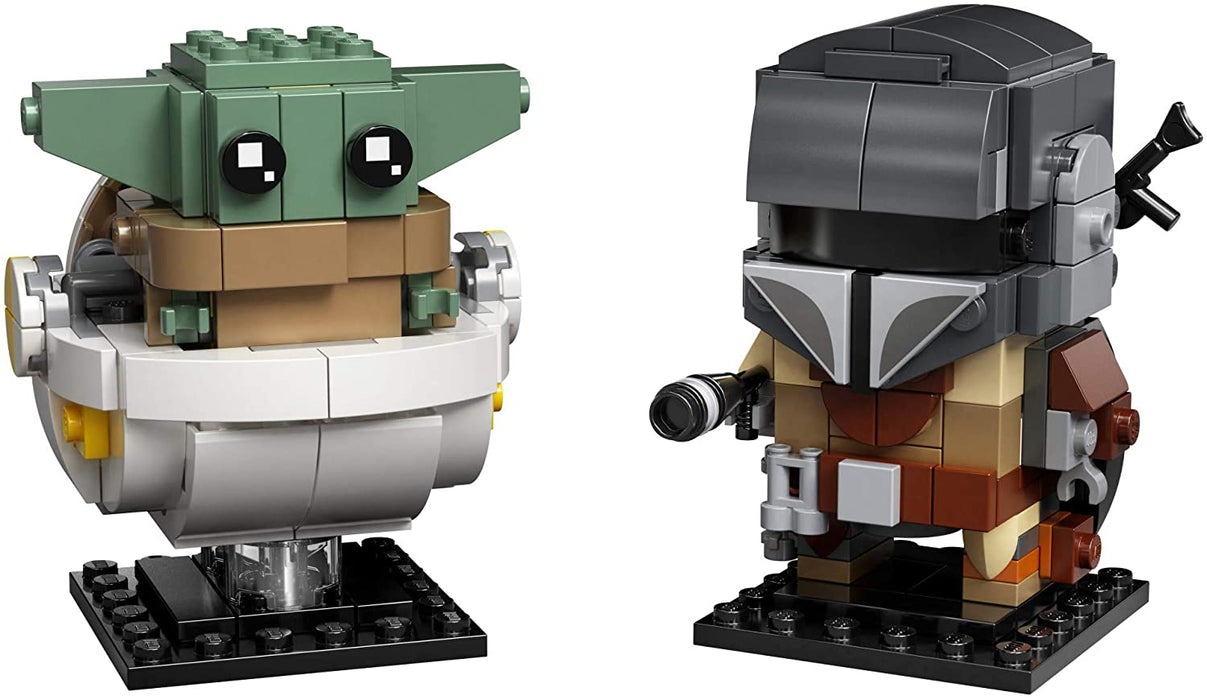LEGO BrickHeadz: Star Wars - The Mandalorian & the Child - 295 Piece Building Kit [LEGO, #775317]