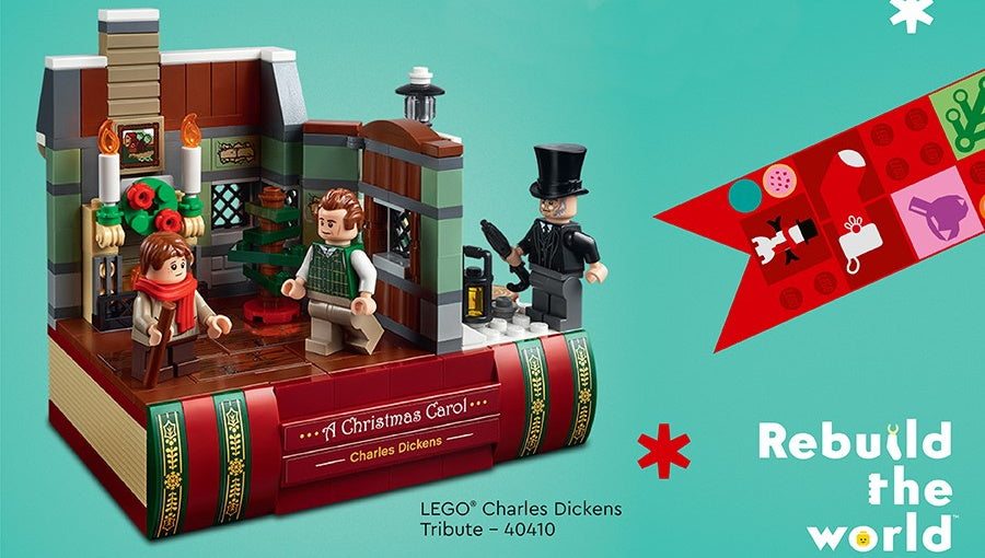 LEGO Charles Dickens Tribute - 333 Piece Building Kit [LEGO, #40410]