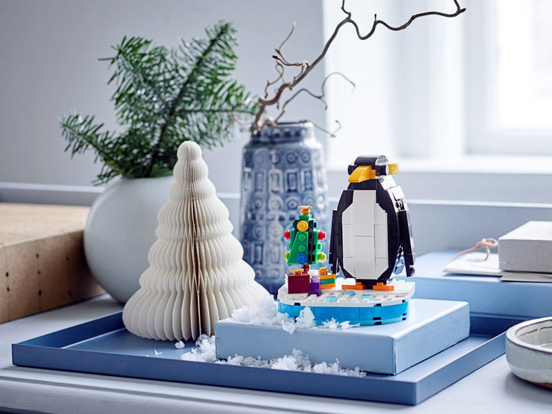 LEGO Christmas Penguin - 244 Piece Building Kit [LEGO, #40498]