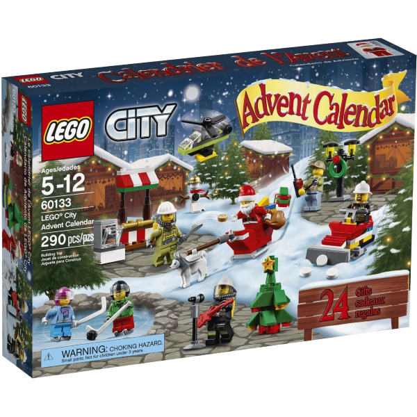 LEGO City Town 290 Piece Advent Calendar Building Kit - 2016 Edition [LEGO, #60133, Ages 5-12]