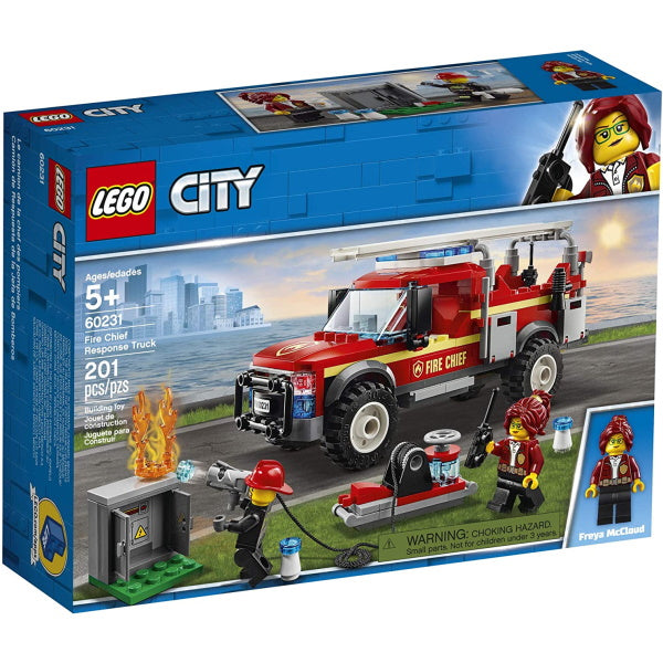 LEGO City: Fire Chief Response Truck - 201 Piece Building Kit [LEGO, #60231, Ages 5+]