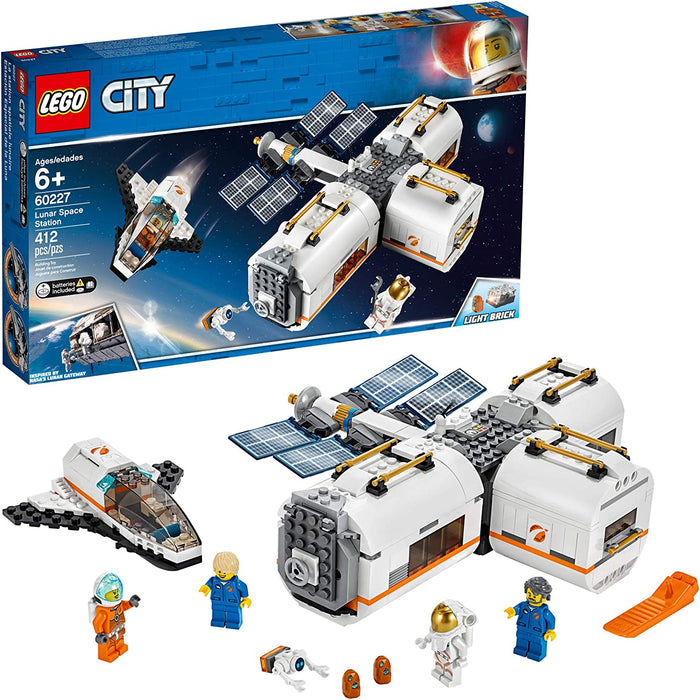 LEGO City: Lunar Space Station - 412 Piece Building Kit [LEGO, #60227]