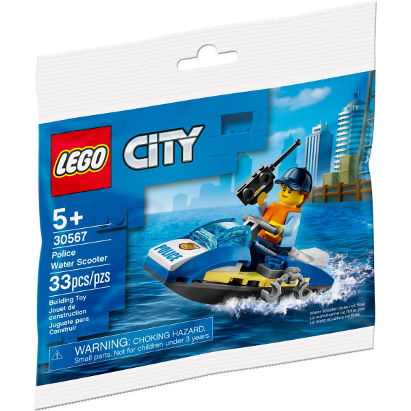 LEGO City: Police Water Scooter - 33 Piece Building Set [LEGO, #30567]